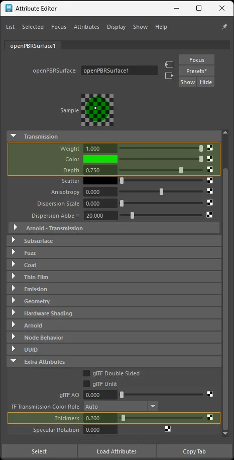 Factor-only volume connection for openPBRSurface