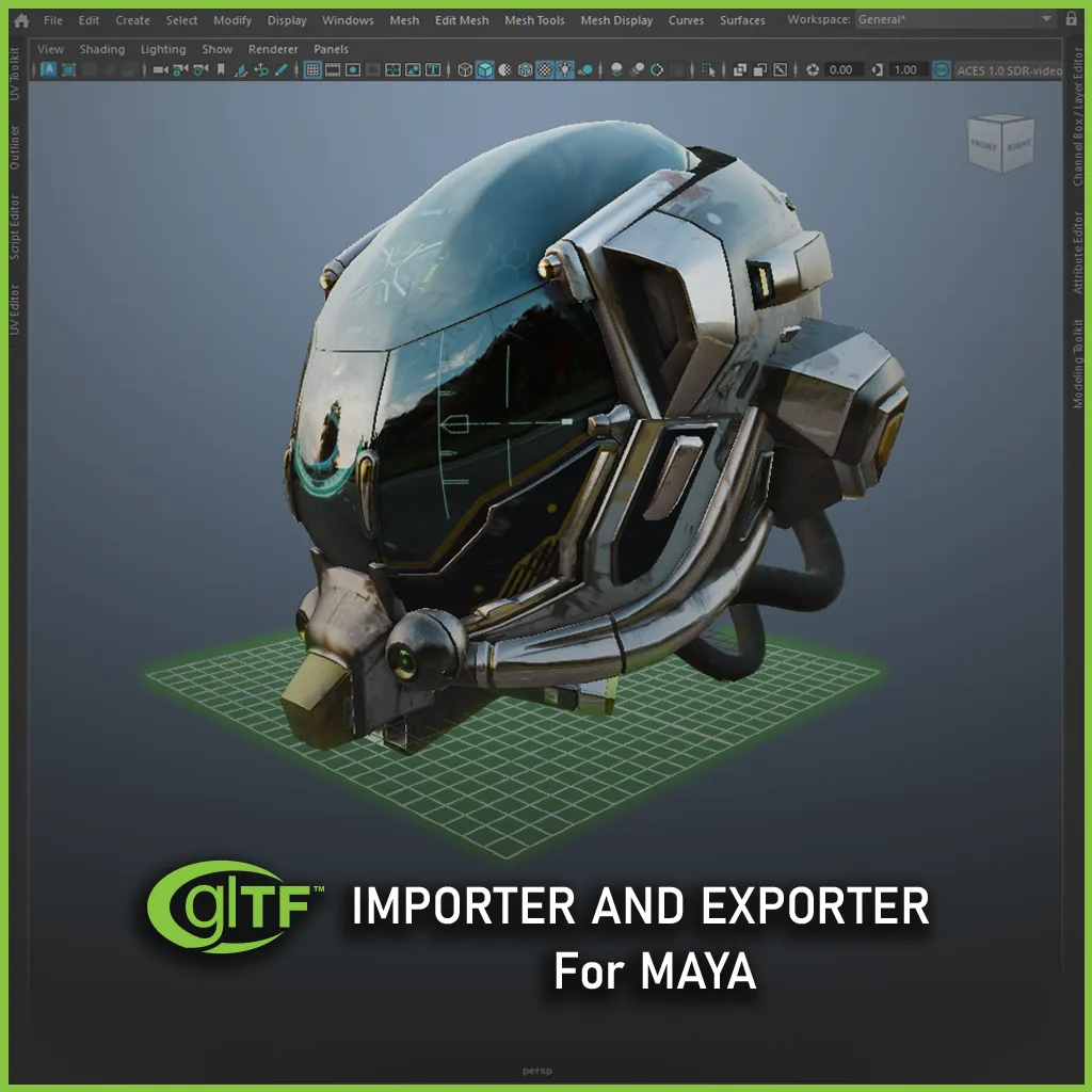 glTF Importer and Exporter for Maya